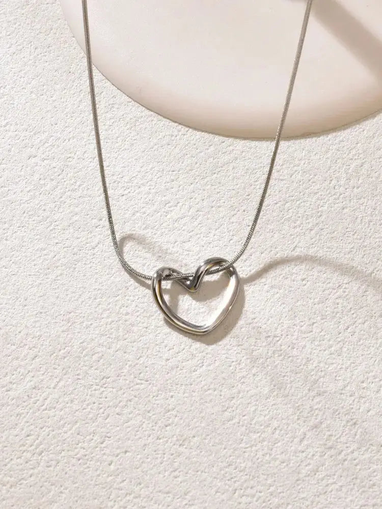 Titanium Heart Necklace