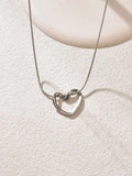 Titanium Heart Necklace