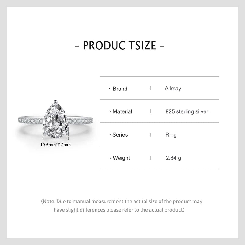 Classic Dewdrop Zircon Ring