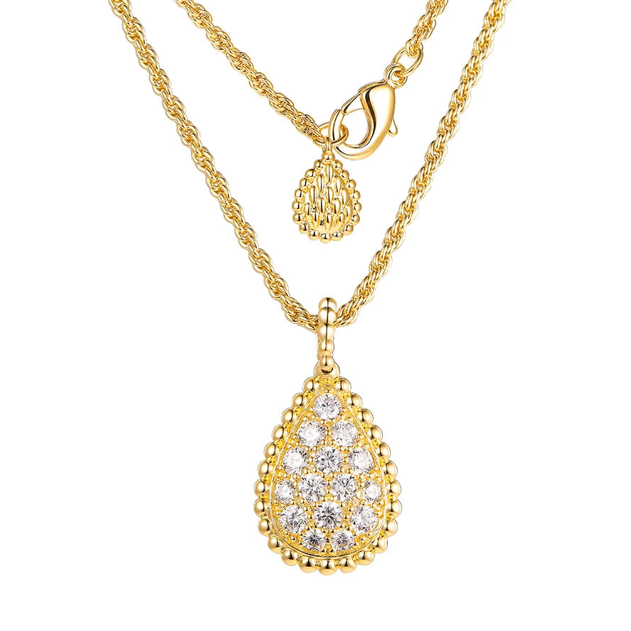 Golden Droplet Necklace