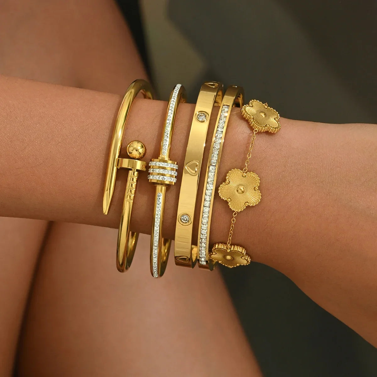 Lucky Clover Cuff