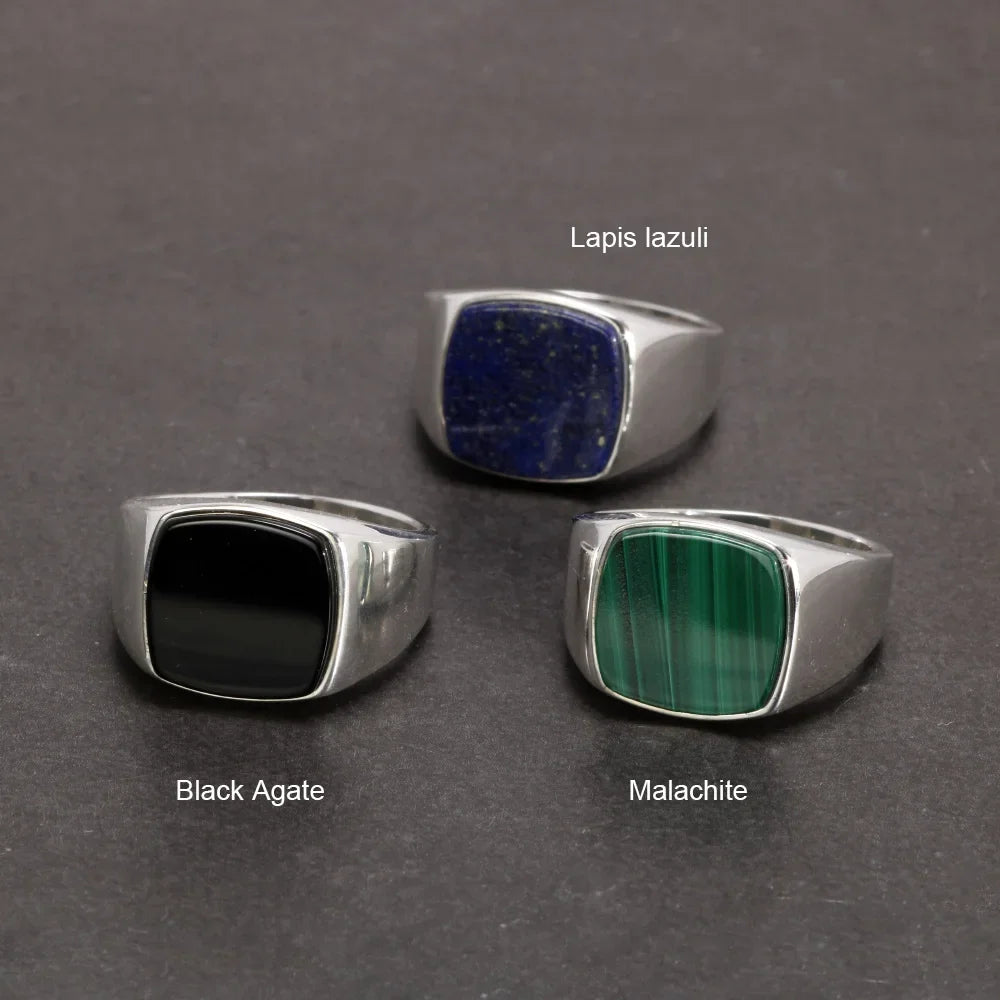 Bold Square Gem Ring