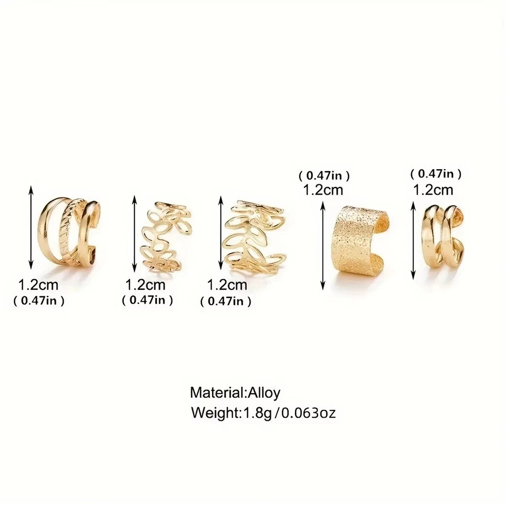 Golden Leaf Ear Set