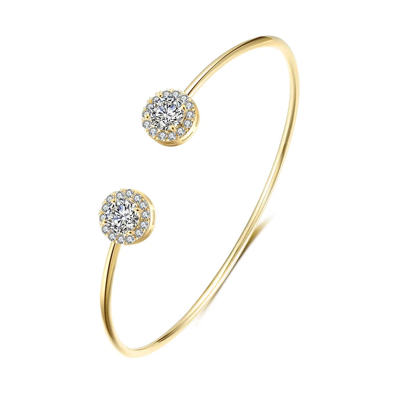Shimmering Geo Bangle