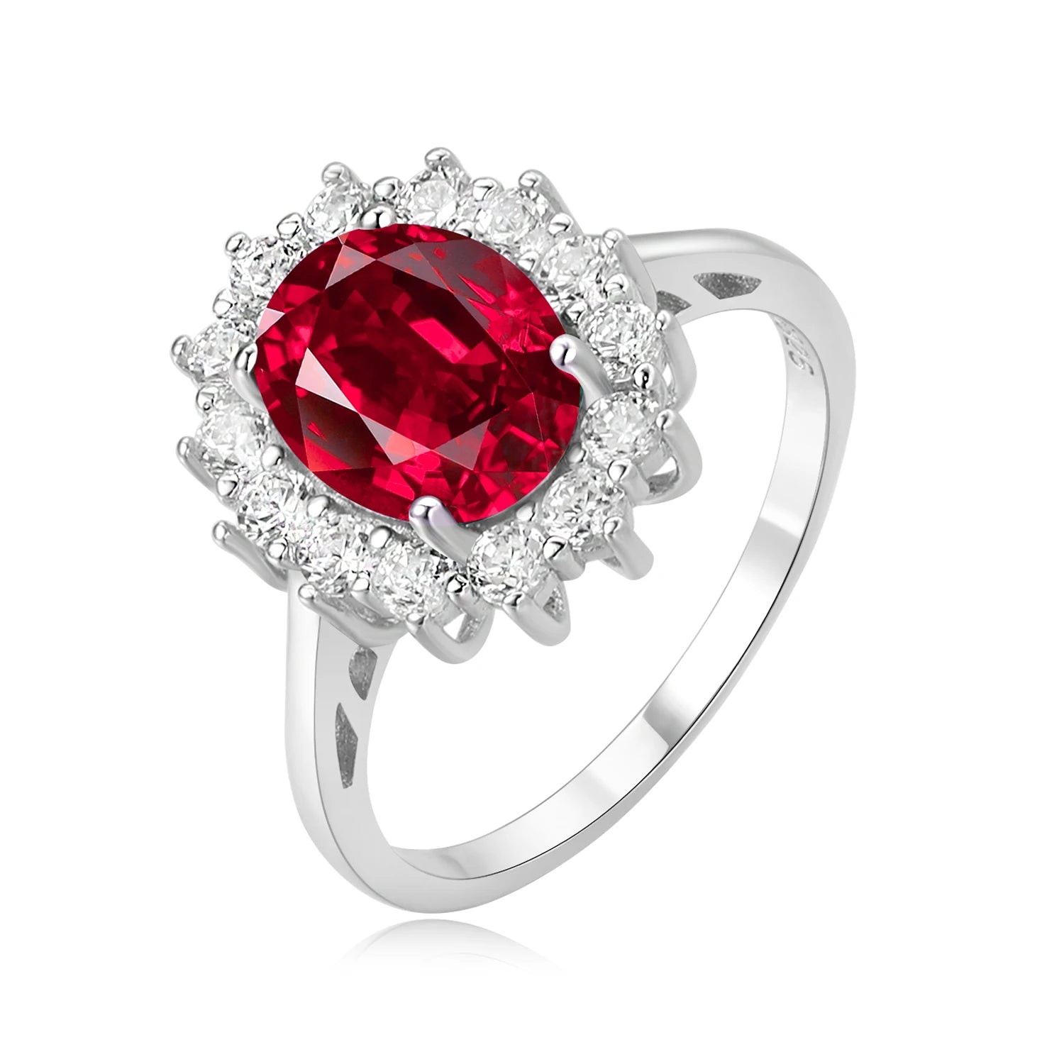 Sapphire Glow Oval Ring