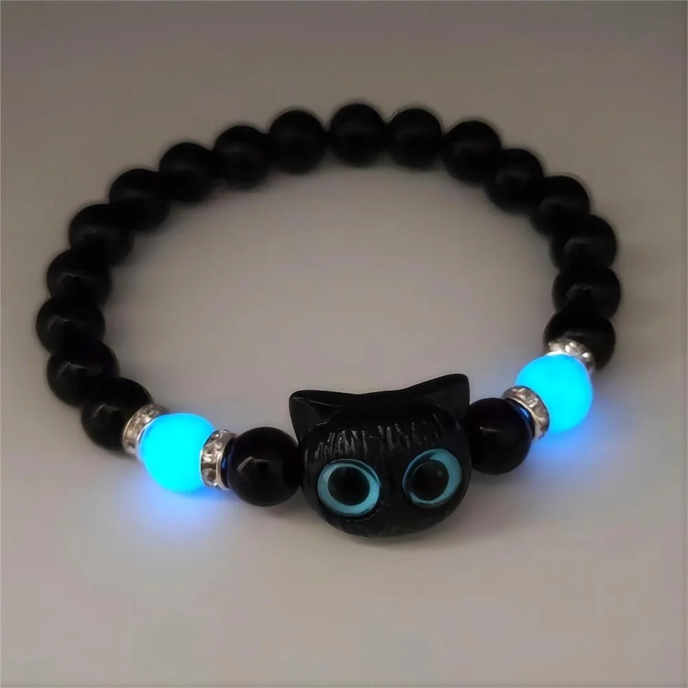 Luminous Cat Couple Bracelet