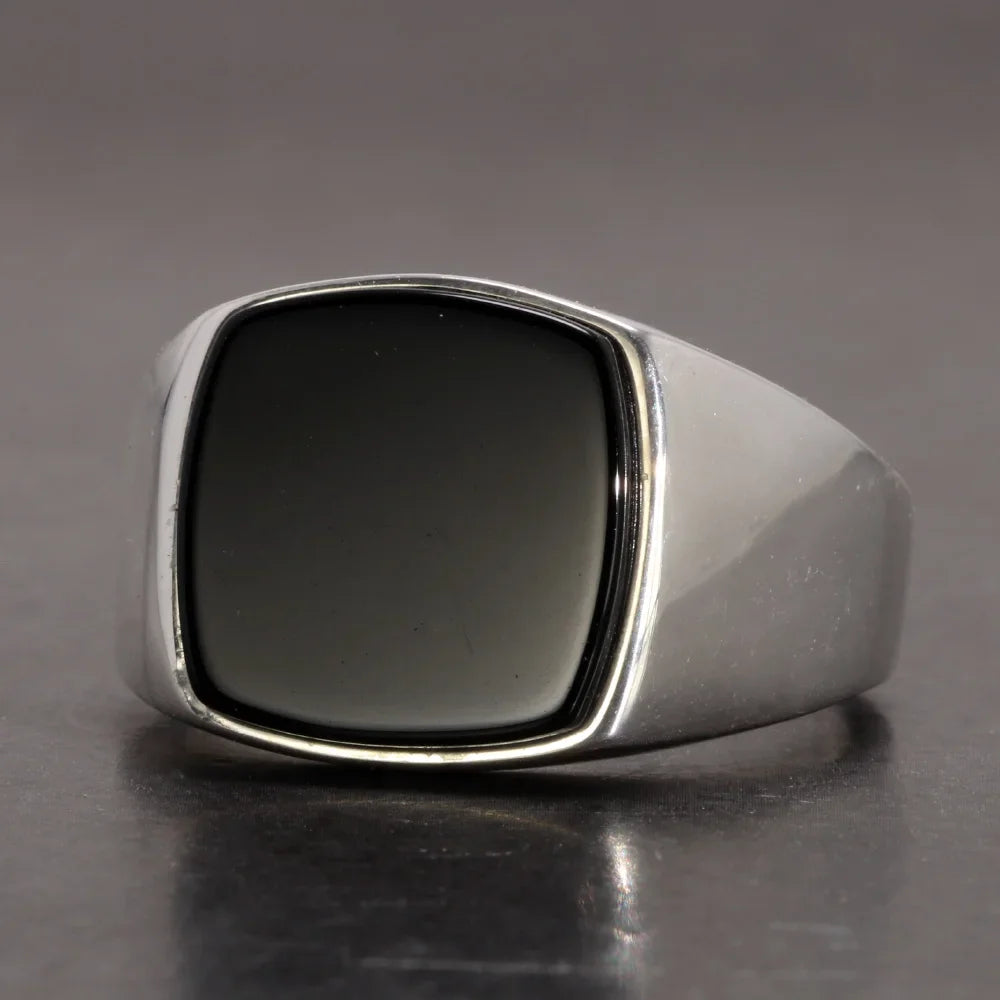 Bold Square Gem Ring