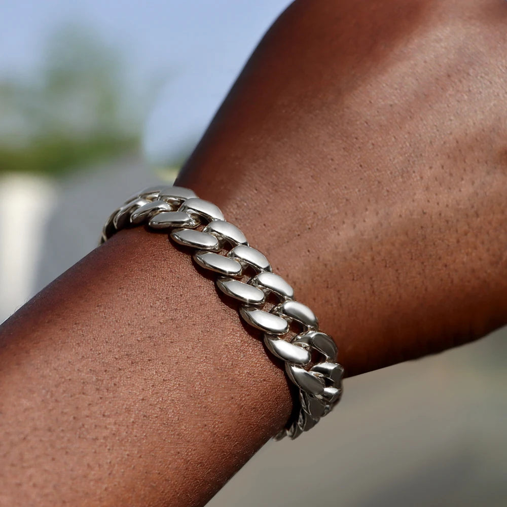 Rhinestone Cuban Bracelet