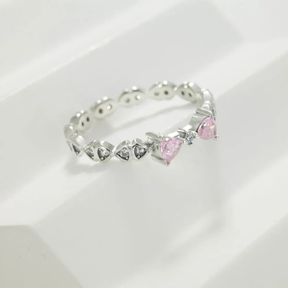 Firefly Heart Silver Ring