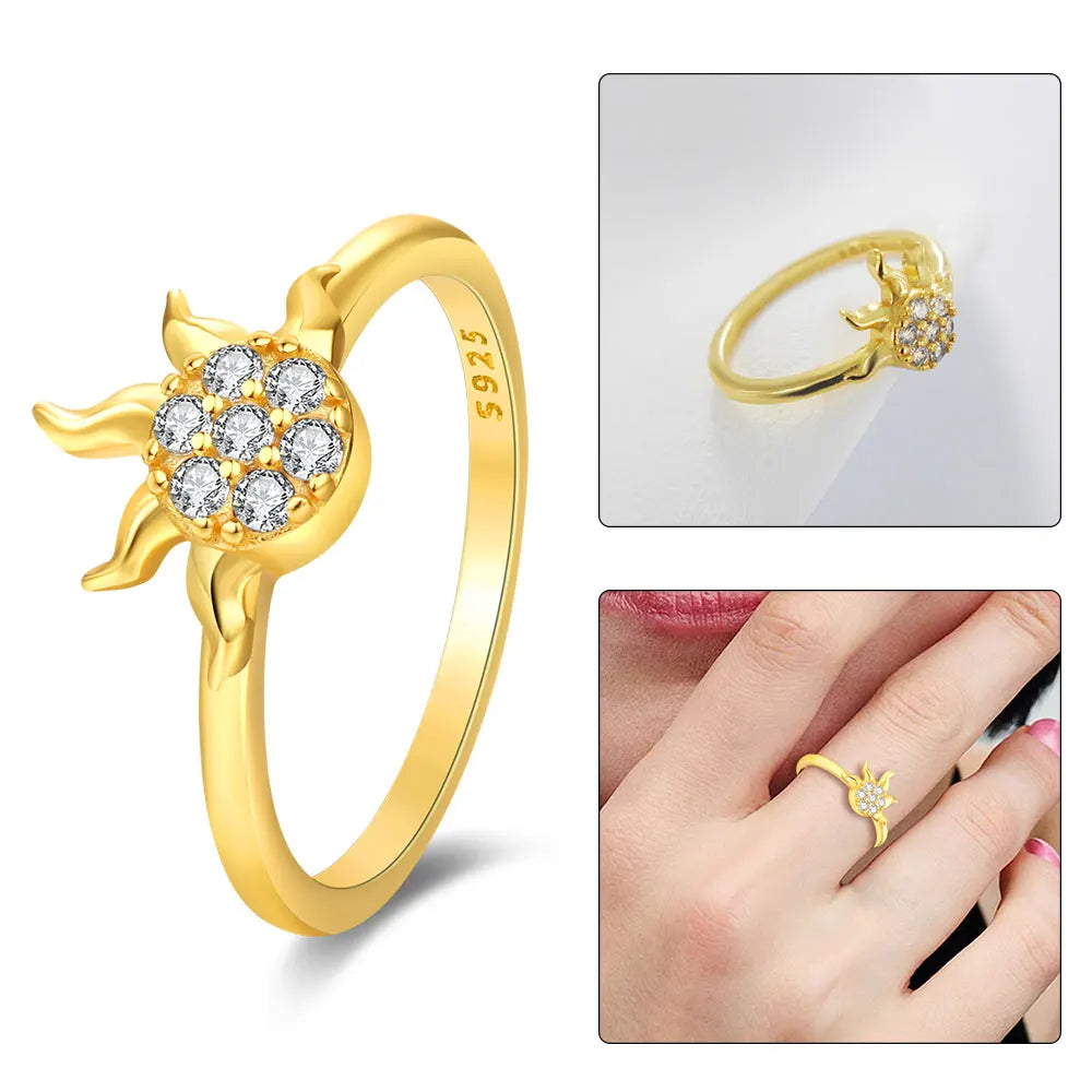 Firefly Heart Silver Ring