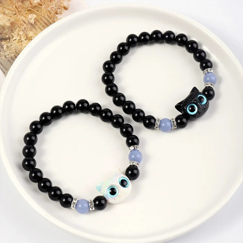 Luminous Cat Couple Bracelet