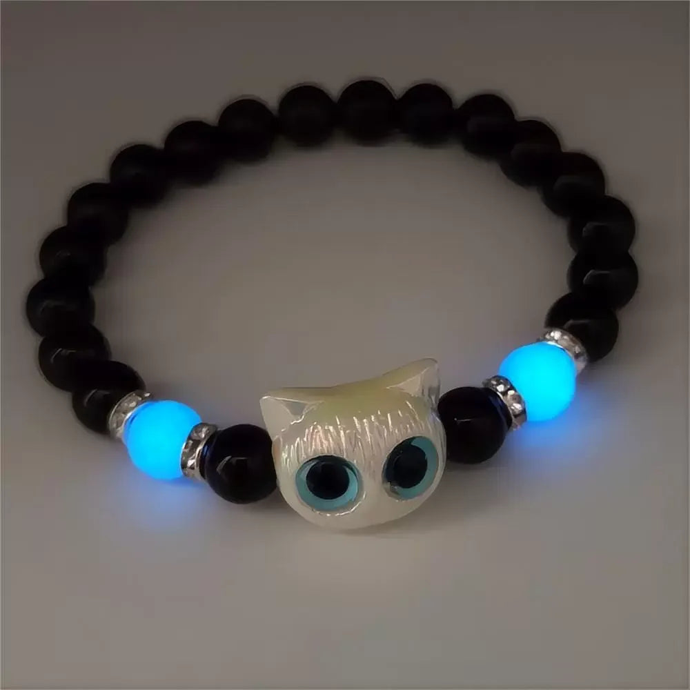 Luminous Cat Couple Bracelet