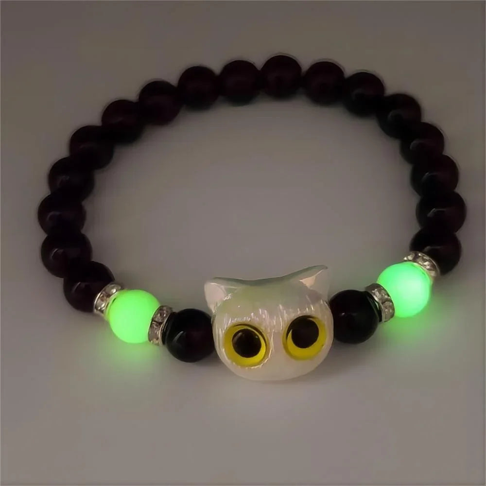 Luminous Cat Couple Bracelet